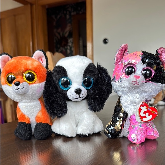Bundle of 3 TY Plushies - Picture 1 of 8